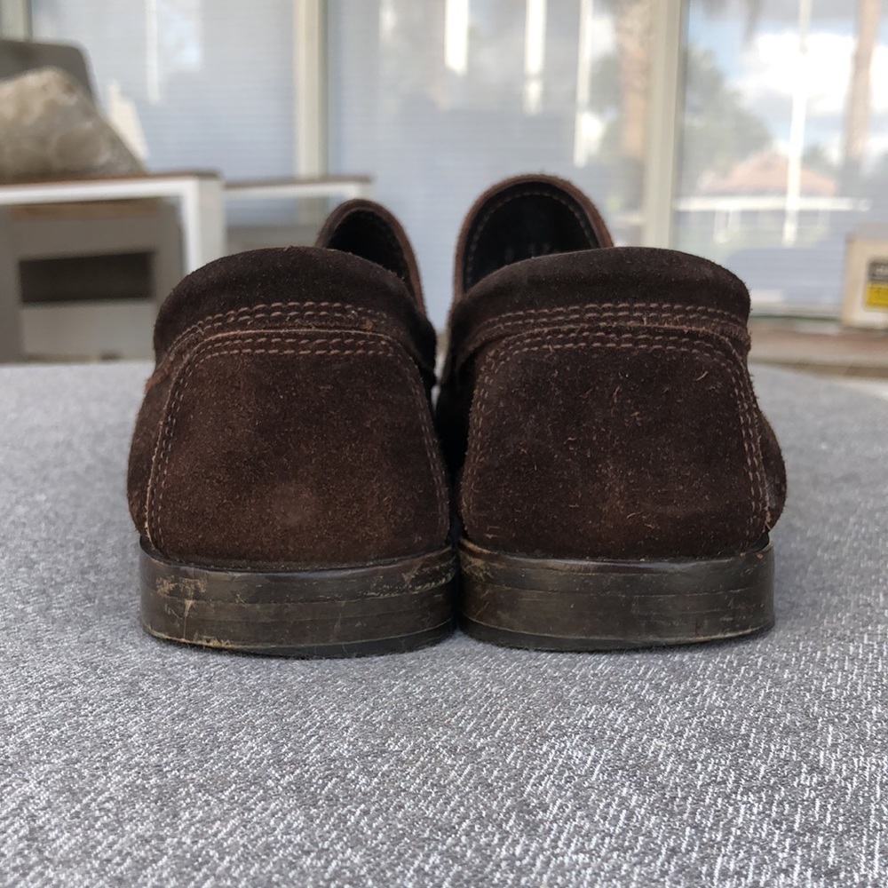 GUCCI Horsebit Suede Leather Loafers - Picture 3 of 9